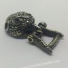 PARACORD BİLEKLİK AKSESUAR KLİPS KARTAL GÜMÜŞ RENK - Görsel 6