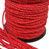 Paracord İp, Paracord Aksesuar Bileklik İpi Kırmızı Siyah Nokta Desen 45 Metre Makara Sargı 2 mm - Görsel 2